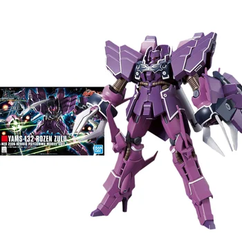 Bandai Orijinal Gundam model seti Anime Figürü HGUC 1/144 YAMS - 132 ROZEN ZULU Aksiyon Figürleri Oyuncaklar Koleksiyon Çocuklar için Hediyeler