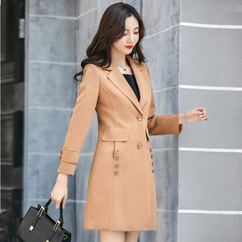 Trençkot Kadın Ceket Büyük Artı Boyutu 6XL Kadın Rüzgarlık Kore OL Giyim Sonbahar Bahar Palto Kilolu Ücretsiz Kargo