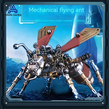 Montaj Metal Parça Birlikte Böcek Modelleri Uçan Karınca Firefly Dıy Hassas Alet Araçları 3D Metal Ev duvar süsü Dekorasyon